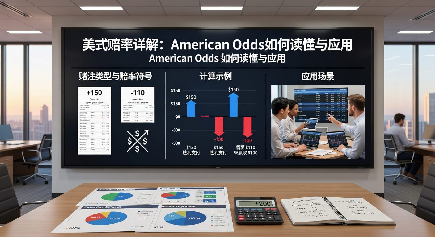 美式赔率 american odds：报价换算与判断思路