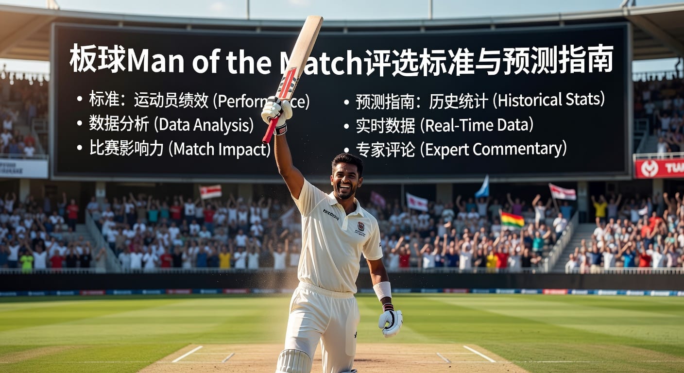 板球Man of the Match：2026年评选逻辑与数据重点
